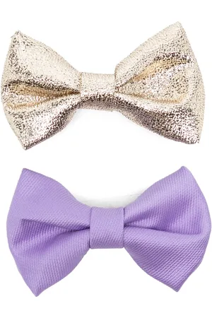 HUCKLEBONES LONDON Bow hair clips (pack of two)