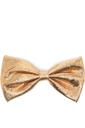 HUCKLEBONES LONDON Metallic bow hair clip