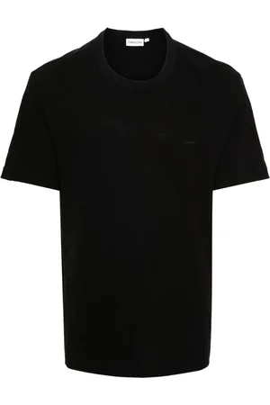 Calvin Klein Logo-patch cotton T-shirt