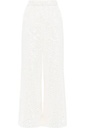 Needle & Thread Raindrop sequin trousers