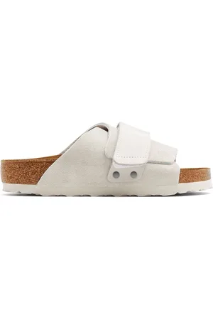Birkenstock Kyoto suede touch-strap slides