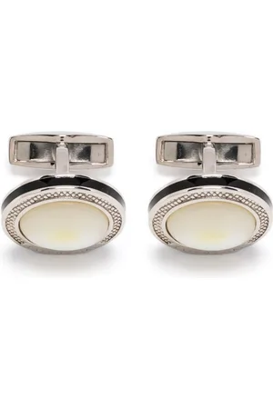 Tateossian Signature round cufflinks