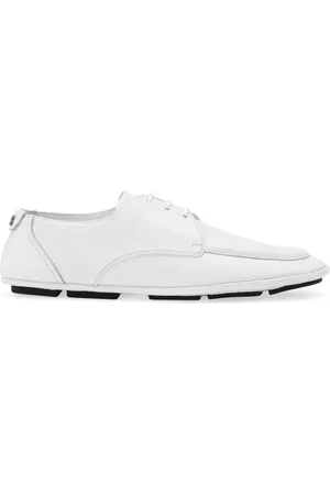 Dolce & Gabbana Logo-plaque leather derby shoes