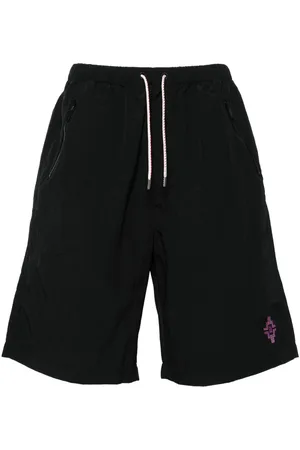 MARCELO BURLON Graffiti Cross bermuda shorts