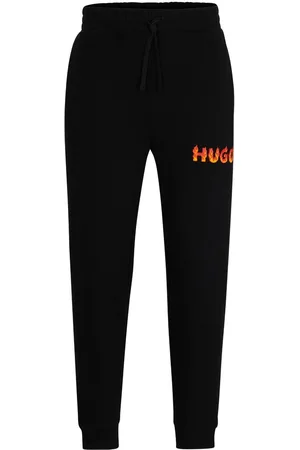 HUGO BOSS Mid-rise straight-leg track pants