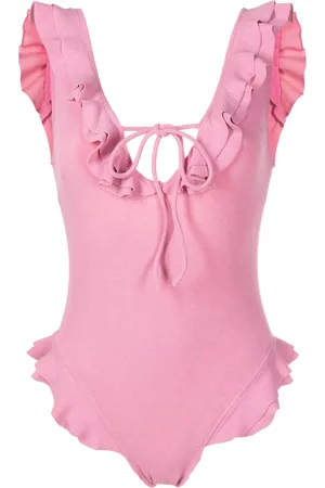 CLUBE BOSSA Pina ruffled swimsuit