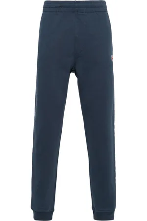 Maison Kitsuné Logo-patch cotton track trousers