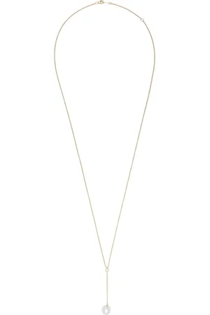 Mizuki 14kt yellow Sea Of Beauty pearl and diamond long necklace