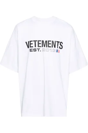 Vetements Logo-print cotton T-shirt