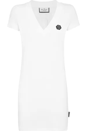 Philipp Plein Rhinestone-embellished T-shirt dress