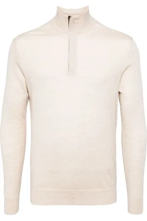 N.PEAL Regent FG half-zip jumper
