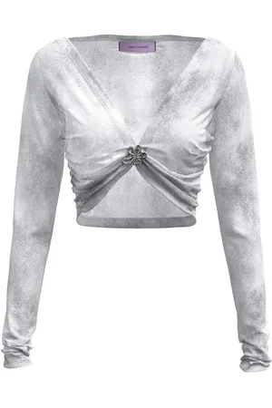 MACCAPANI Angela brooch-detail top