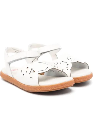 Camper Miko Twins laser-cut detail sandals