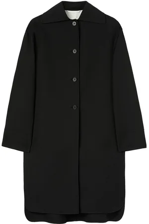 Jil Sander Asymmetric-hem cotton coat