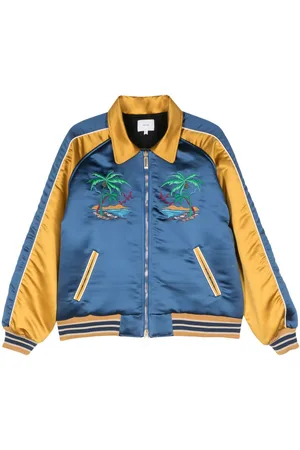 Rhude Colour-block bomber jacket