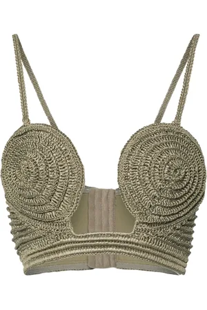 Cult Gaia Viviana crochet bustier
