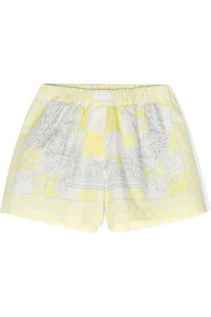 VERSACE Medusa Contrasto-print cotton shorts