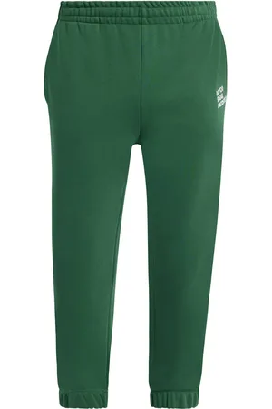 Lacoste Slogan-embroidered track pants