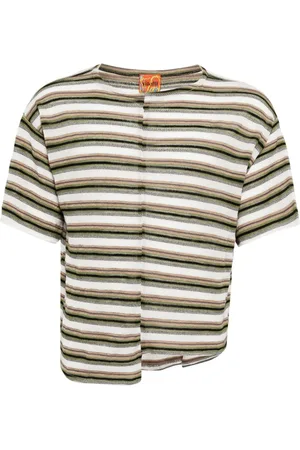 Vitelli Patchwork striped T-shirt