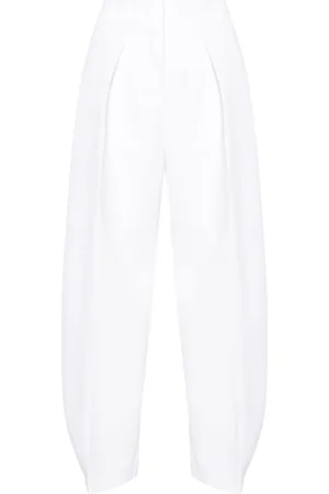 Jacquemus Ovalo pleated palazzo pants