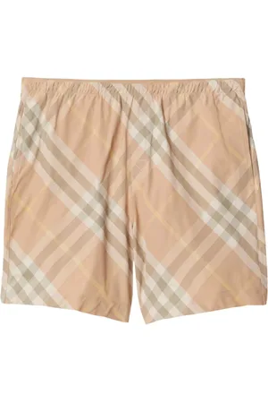 Burberry Checked swim shorts