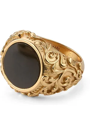 EMANUELE BICOCCHI Arabesque onyx ring