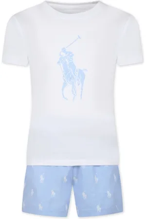Ralph Lauren Polo Pony-print cotton pyjama set