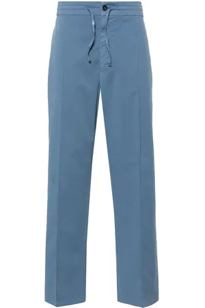 CANALI Drawstring-waist straight-leg trousers