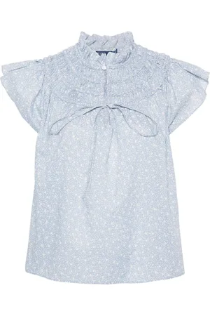 Ralph Lauren Floral-print cotton blouse