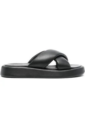 VAMSKO Pillow padded leather sandals