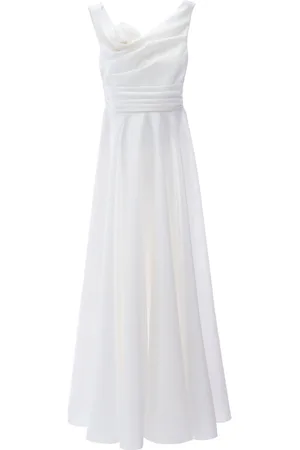 Tulleen Lenelle rose-appliqu?? gown