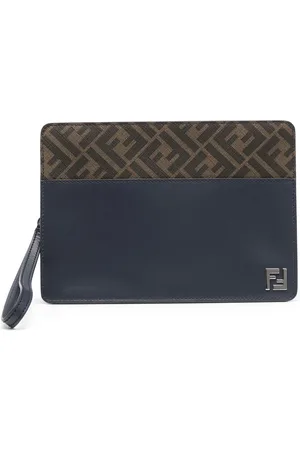 Fendi Zucca-monogram pattern clutch