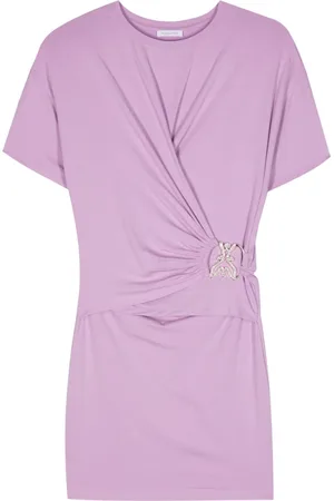Patrizia Pepe Logo-buckle mini dress