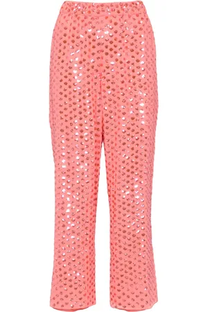 Needle & Thread Raindrop Gloss trousers