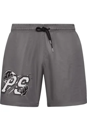 Philipp Plein Logo-print swim shorts