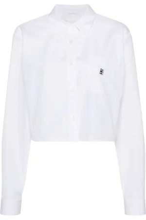 Givenchy Logo-plaque shirt