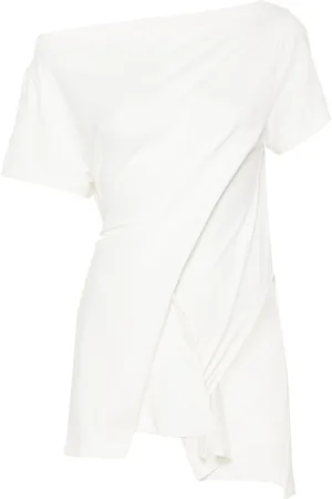 Courrèges Boat-neck cotton bodysuit