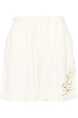 Story Bridge floral-embroidered shorts