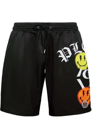 Philipp Plein Logo-print swim shorts