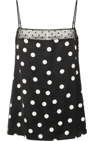 Stella McCartney Polka-dot satin top