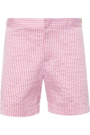 Orlebar Brown Bulldog striped-jacquard swim shorts
