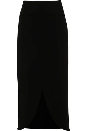 Courrèges Ellipse tailored maxi skirt