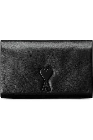 Ami Embossed-logo shoulder bag