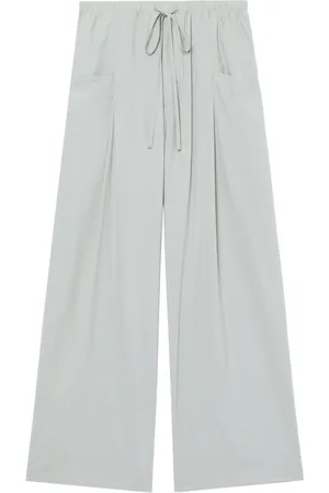 tout a coup Drawstring-waist wide-leg trousers