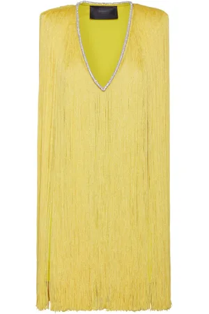 Philipp Plein Fringe sleeveless minidress