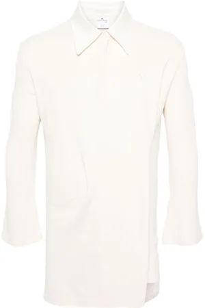 Courrèges Twist-detail polo dress