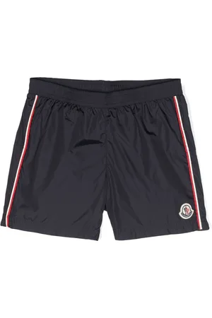 Moncler Appliqu??-logo swim shorts