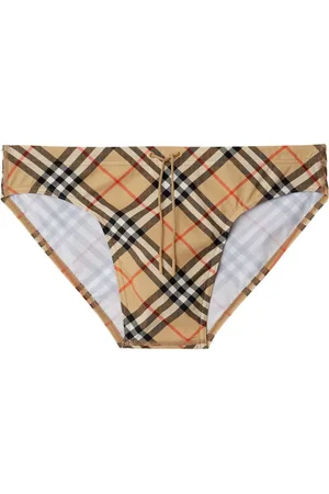 Burberry Check swim shorts