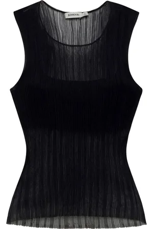 Simkhai Oakley semi-sheer tank top