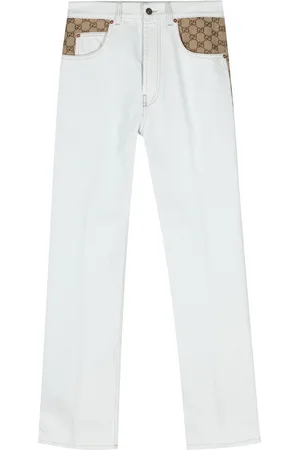 Gucci GG Supreme straight-leg jeans